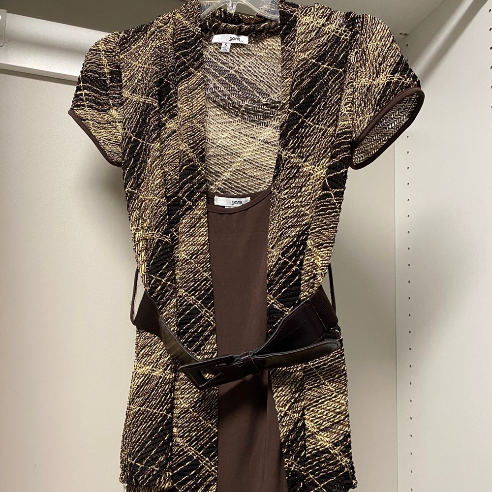 Women’s Brown Tunic with Belt